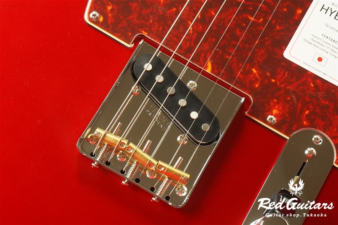 Fender Telecaster アップルレッド　エレキギター　レプリカ Fender 2021 Collection Made in Japan Hybrid II Telecaster - Candy